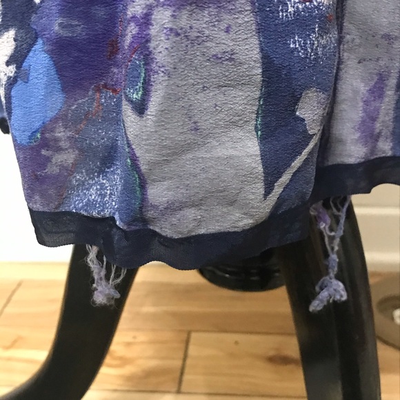 Anthropologie 100% Silk Dress - Picture 7 of 8